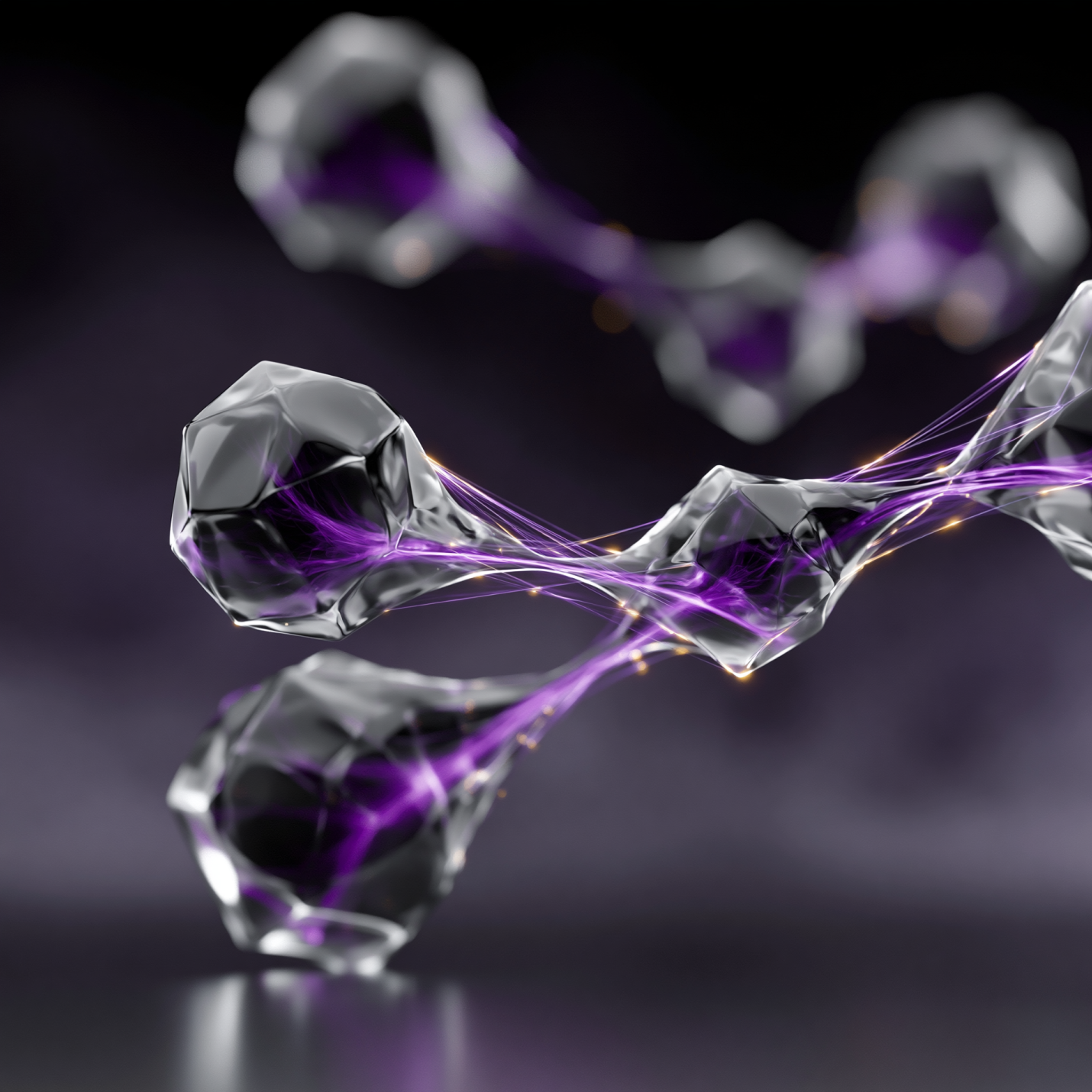 Abstract crystal network composition