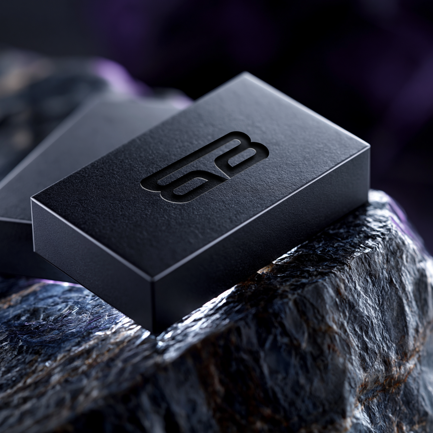 Brand identity monogram composition